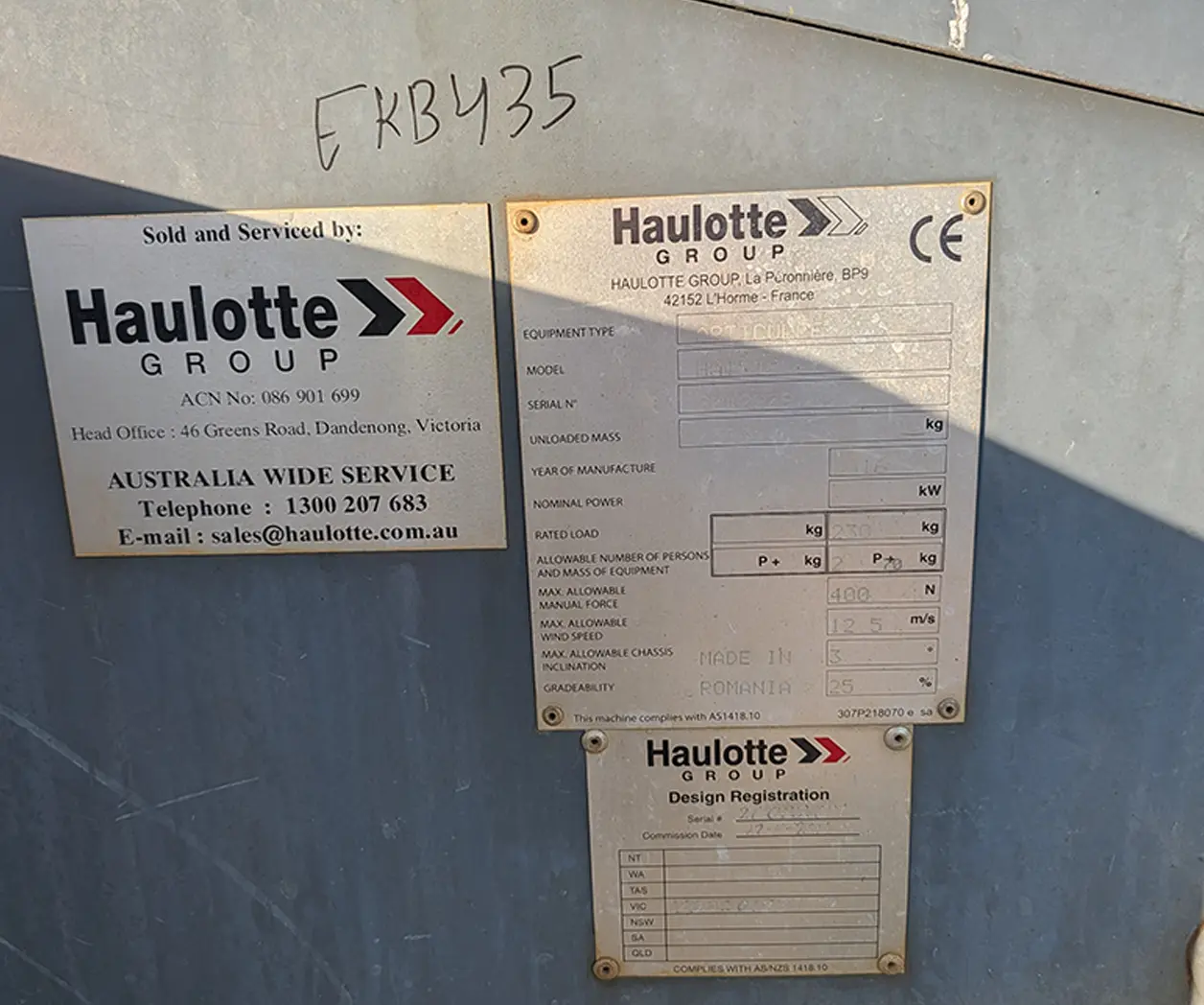 Haulotte 15m Boom Lift (EKB435) 6 Haulotte 15m Boom Lift (EKB435)