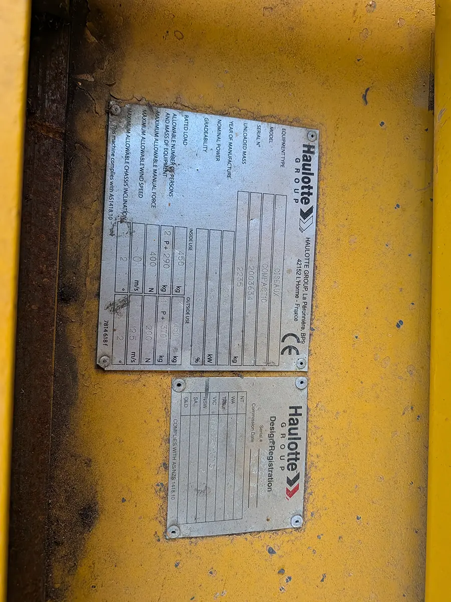 Haulotte 10m Electric Scissor Lift (S2723W) 5 Haulotte 10m Electric Scissor Lift (S2723W)